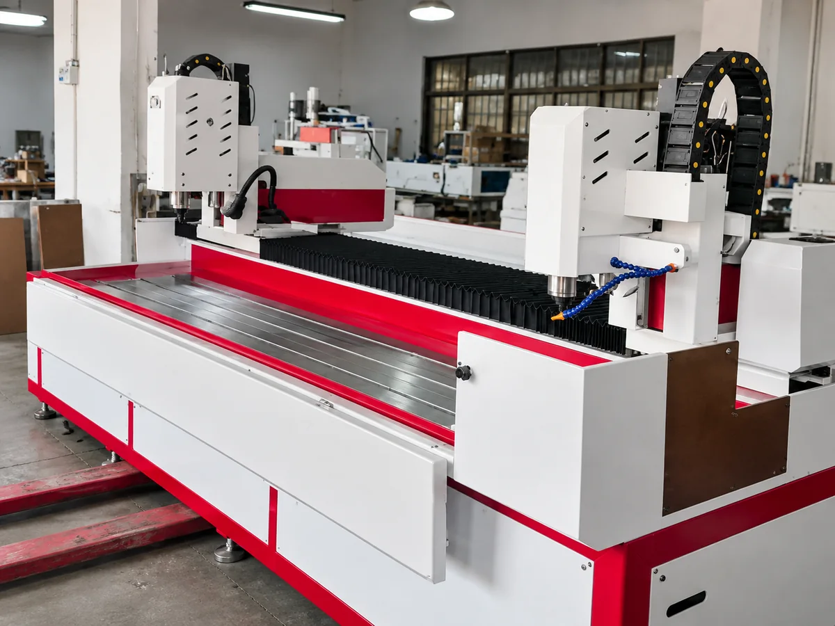 AI enhanced CNC equipment visual based on client supplied project imagery